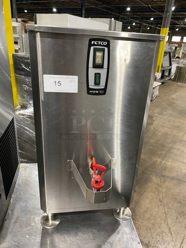 Fetco Commercial Countertop Hot Water Dispenser! All Stainless Steel! Model HWB10MIP Serial 960350171524! 220/240V 3Phase! - Image 1 of 8