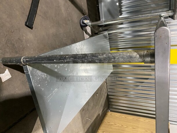 NICE! Stainless Steel Work Table w/ Undershelf! Bullet Adjustable Legs!  - Image 5 of 8