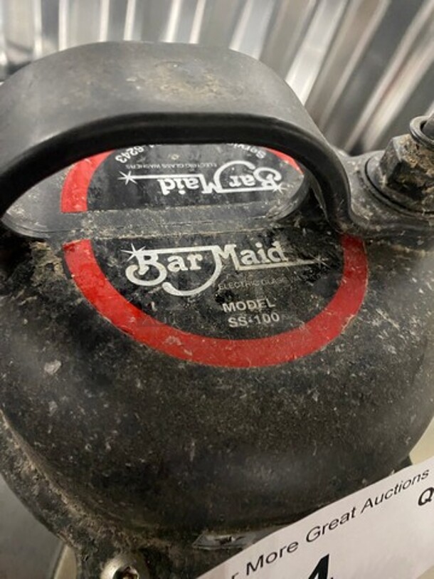 Bar Maid Commercial Countertop 4 Head Glass Washer! Model: SS100 - Image 5 of 6