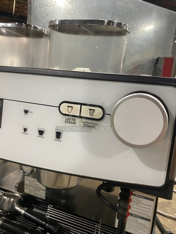 WOW! LATE MODEL! Dunkin Donuts Edition! Schaerer Commercial Countertop 2 Group Espresso Machine! With Steam Lines! Stainless Steel! On Small Legs! - Image 6 of 9