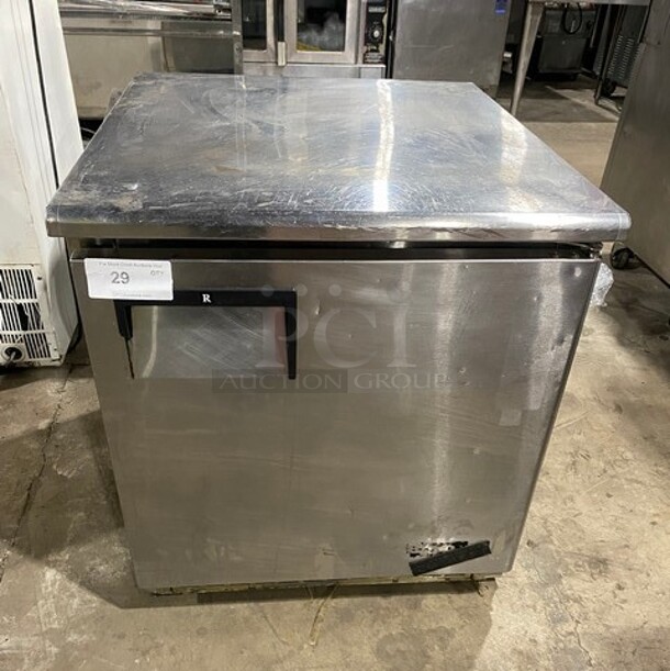 Everest Commercial Single Door Lowboy/ Worktop Cooler! All Stainless Steel! Model: ETBR1 SN: BTBR112100008 115V 60HZ 1 Phase