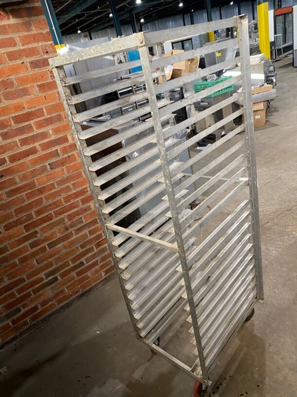 Metal Pan Transport Rack! On Casters! - Image 5 of 5