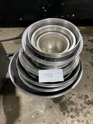 ALL ONE MONEY! Assorted Size Stainless Steel Mixing Bowls!