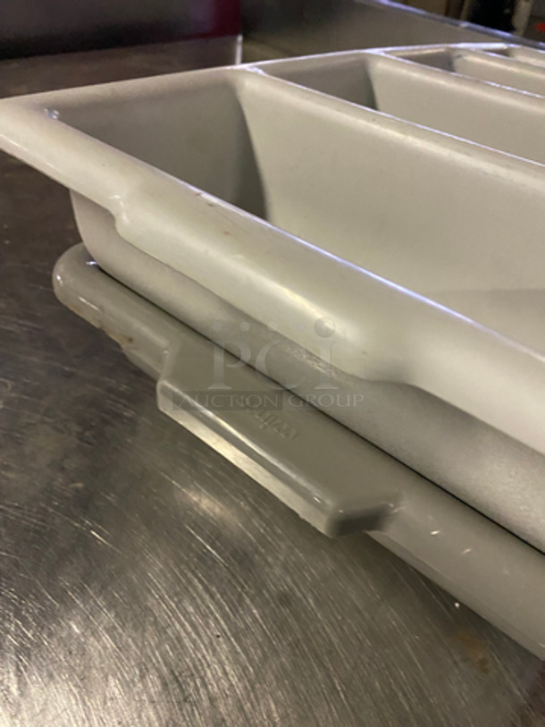 Grey Poly Silverware Caddy! 2x Your Bid! - Image 4 of 4