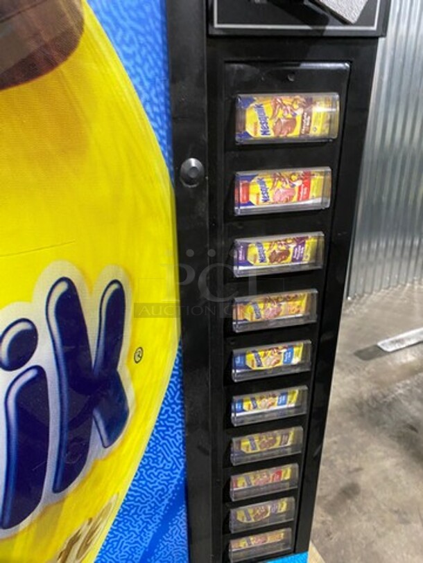 Royal Vendors Commercial Drink Vending Machine! 10 Drink Selections! With Bill And Coin Acceptor! Suitable For Indoor And Outdoor Use! Model: RVCDE65010 SN: 200329FA00057 115V 60HZ 1 Phase - Image 7 of 9