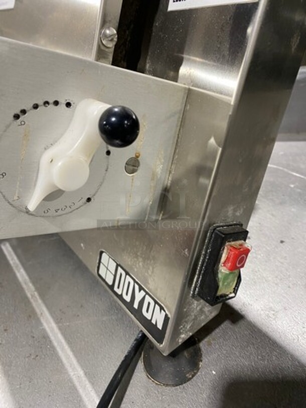 2018 Doyon Commercial Countertop Dough Sheeter! All Stainless Steel! Model: DL12SP SN: 166473 120V 1 Phase - Image 7 of 8