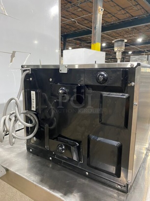 AWESOME! 2018 LATE MODEL! SOLWAVE All Stainless Steel Microwave Oven! Model 180MWHD21 Serial 180901625 208V-230V/60Hz/1 Phase  - Image 4 of 8