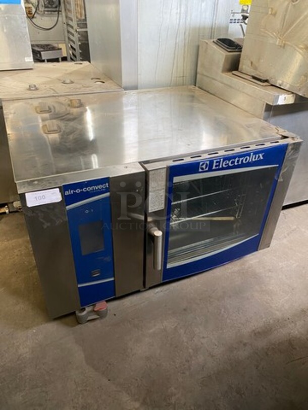 Electrolux Air-O-Convect Natural Gas Touch Line Combi Convection Oven! With View Through Door! Metal Oven Racks! All Stainless Steel! Model: AOS062GKP1 SN: 40510001 - Image 1 of 9