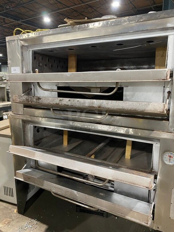 Bari Stainless Steel Commercial 4 Pie Natural Gas Powered Pizza Ovens! 2X your Bid Makes One Unit! - Image 4 of 11