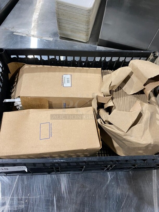 All One Money! Plastic Drinking Straws And Paper Napkins! - Image 3 of 8