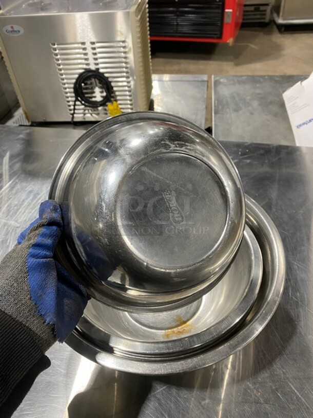 Choice All Stainless Steel Mixing Bowls! 9x Your Bid! - Image 4 of 11