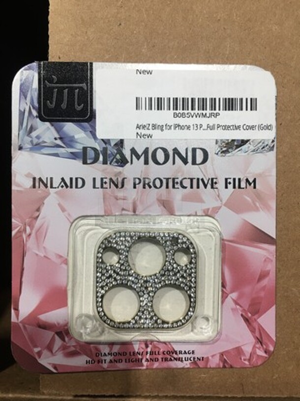 ALL ONE MONEY! NEW! 12 Lens Protective Film! With Diamond Bling! Comes In Silver And Gold! - Image 4 of 4