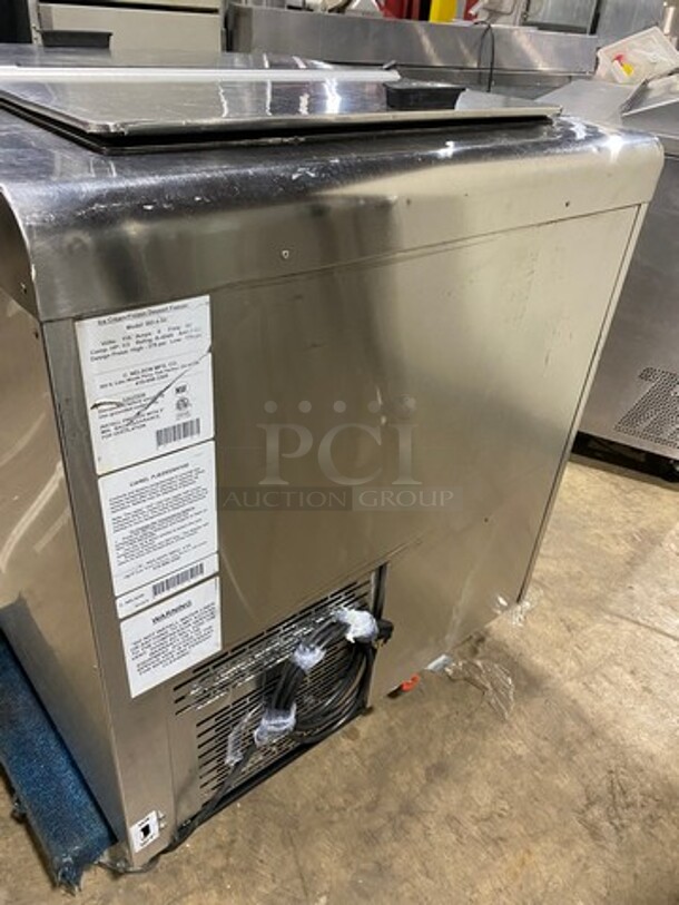 Nelson Commercial 2 Door Ice Cream Freezer/ Dipping Cabinet! All Stainless Steel! Model: BD4SE 115V - Image 4 of 7