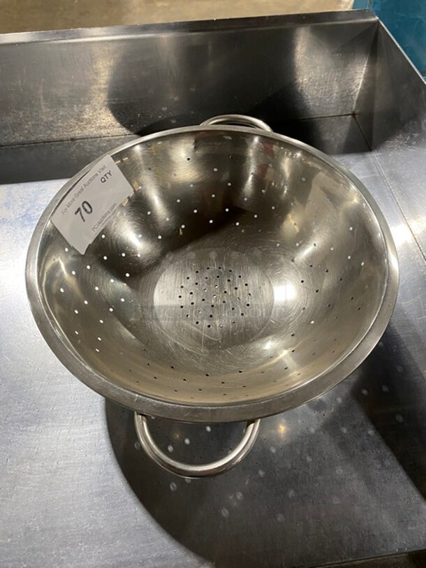 Stainless Steel Colander With Handles! - Image 2 of 4