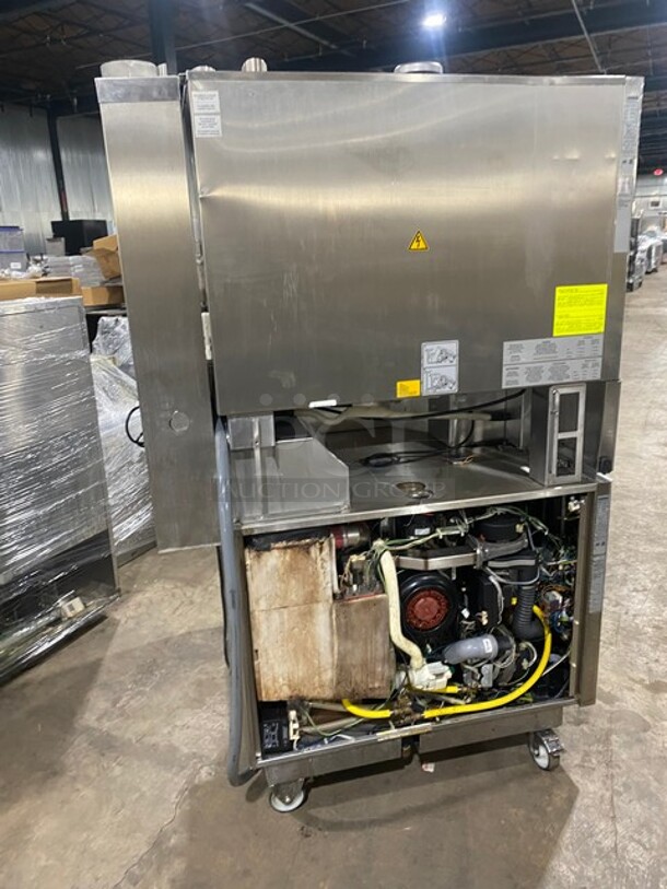 Rational Model CMP62G Stainless Steel Commercial Natural Gas Powered Combi Oven w/ View Through Door! 2x Your Bid Makes One Unit! MODEL CMP62G SN: G62MH16112559979 208V 1PH - Image 3 of 10