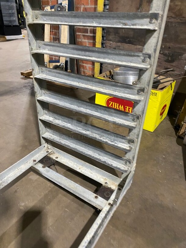 Metal Commercial Pan Transport Rack on Commercial Casters! - Image 3 of 4