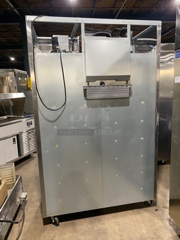 Turbo Air Commercial 2 Door Reach In Freezer! With Poly Coated Racks! All Stainless Steel! On Casters! Model: M3F472 SN: M3F4LAY010 115V 60HZ 1 Phase - Image 3 of 9