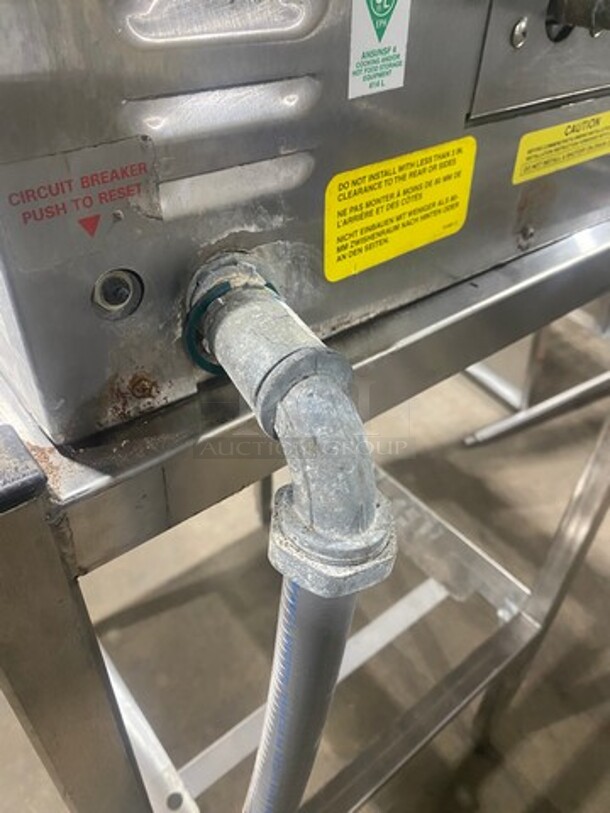 Cleveland Commercial Electric Powered Single Compartment Steam Cooker Cabinet! All Stainless Steel! On Legs! Model: 22CET6 SN: WC9521906C02 208V 60HZ 3 Phase - Image 11 of 12