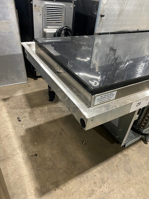 Delfield Commercial MARBLE TOP Cold Pan Drop In! All Stainless Steel Body! Model N8245GP Serial 1905150000933! 115V 1Phase! - Image 3 of 7