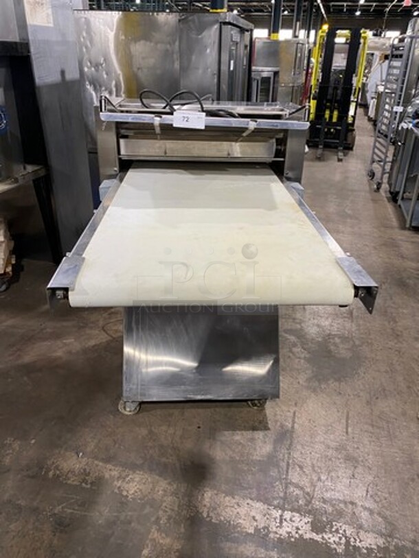 LVO Commercial Floor Style Dough Sheeter/Molder! All Stainless Steel! Model: SM24 SN: SM2404020912 120V60HZ 1 Phase - Image 1 of 10
