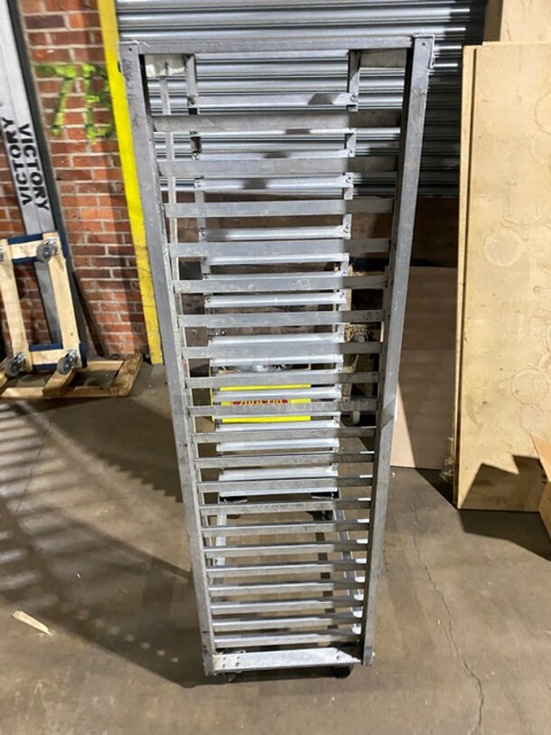 Metal Commercial Pan Transport Rack on Commercial Casters! - Image 2 of 5