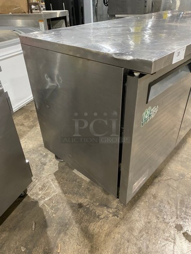 Turbo Air Commercial 3 Door Lowboy/Worktop Cooler! All Stainless Steel! On Casters! Model: TUR72SD SN: UR72808021 115V 60HZ 1 Phase - Image 2 of 7