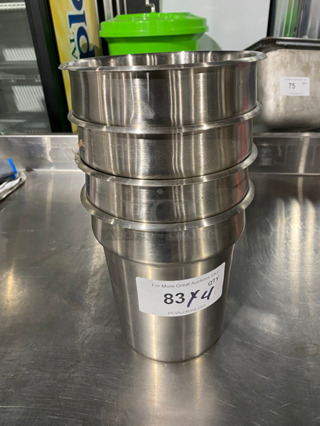 Stainless Steel Steam Table/ Prep Table Soup Pan! 4x Your Bid!