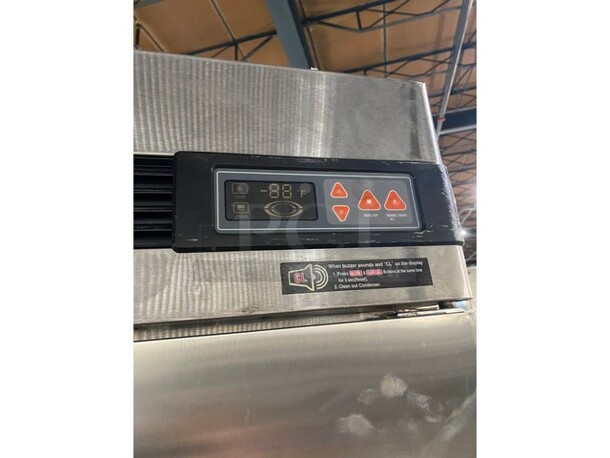 Blue Air Commercial! 2 Door Reach In Freezer! All Stainless Steel! On Casters! Model: BASF2 SN: LTF2N040001 115V 60HZ 1 Phase - Image 9 of 10