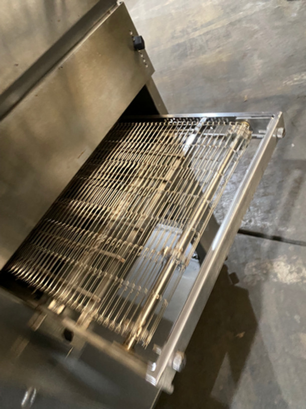 AMAZING! Middleby Marshall Electric Powered Double Conveyor Pizza Oven!  All Stainless Steel! On Casters! 2x Your Bid Makes One Unit! Model: PS536 SN: 571140808 240V 60HZ 3 Phase - Image 5 of 11