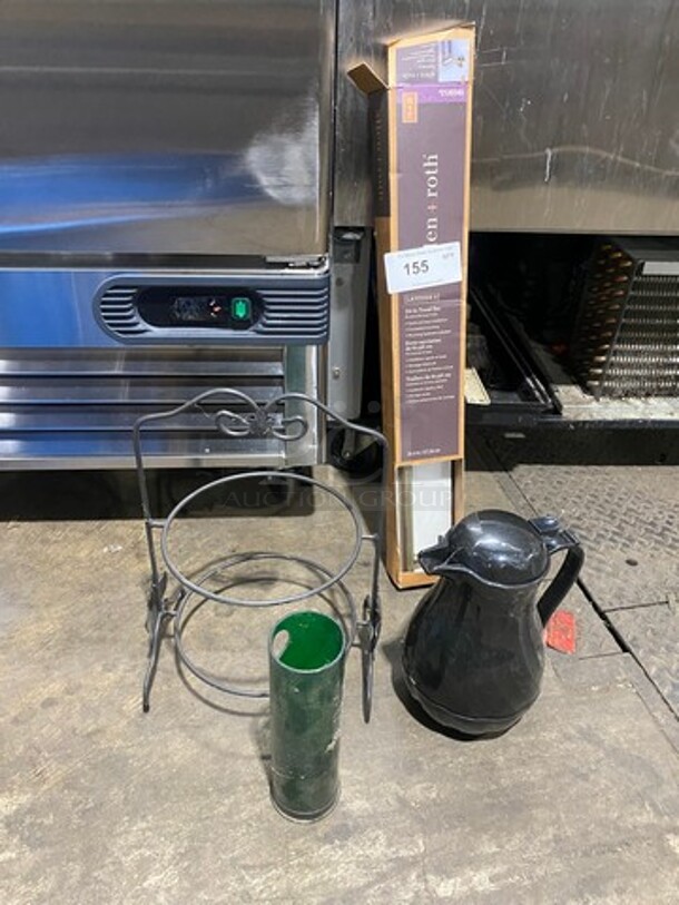 ALL ONE MONEY! MISCELLANEOUS! Includes 24" Towel Bar, Black Poly Pitcher And More! - Image 1 of 5