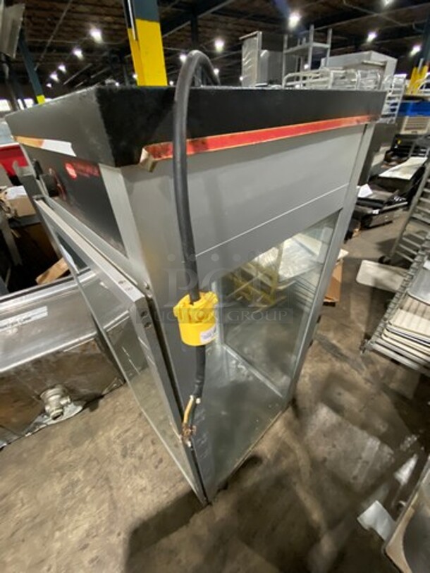 Hatco Commercial Heated Holding Cabinet! Glass All Around Showcase Style! Stainless Steel Body! On Casters! Model: PFST2X SN: 8873570447 120V 60HZ 1 Phase - Image 2 of 9