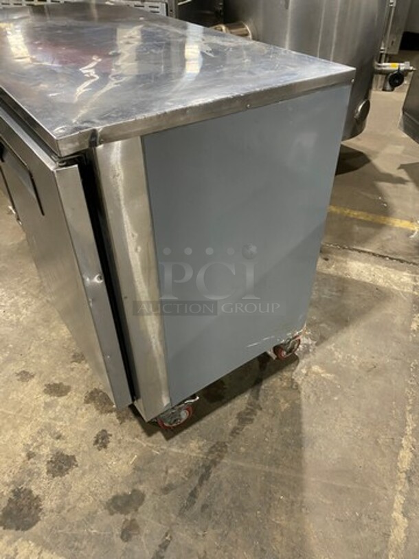 Cool Tech Commercial 2 Door Lowboy/ Worktop Cooler! Stainless Steel! On Casters! - Image 3 of 9