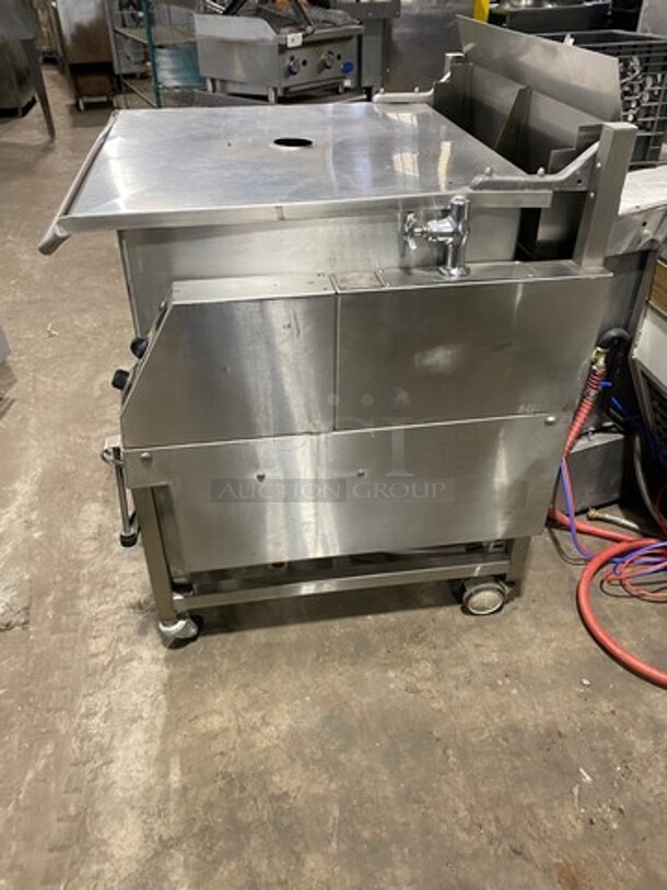 FAB! Market Forge Heavy Duty Natural Gas Powered Tilted Skillet/Braising Pan! On Casters! - Image 2 of 8