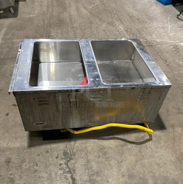 Eagle Group Stainless Steel Propane Gas Powered 2 Pans Steam Table! MODEL AWT2-LP SN: 1306170011 - Image 1 of 7