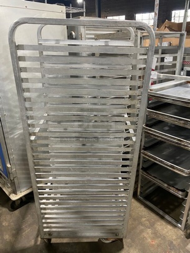 Metal Commercial Pan Transport Rack! On Casters! - Image 3 of 6