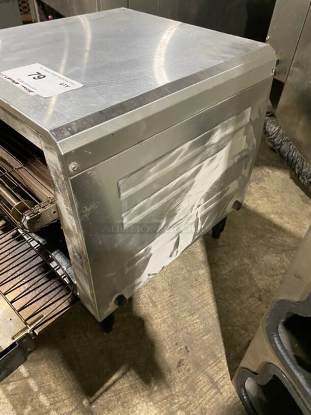 Waring Commercial Countertop Conveyor Toaster Oven! All Stainless Steel! On Legs! Model: CTS1000B 208V 60HZ 1 Phase - Image 2 of 7