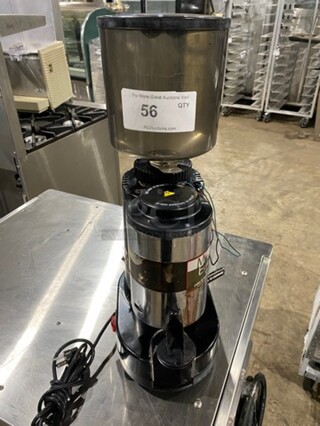 Grindmaster Commercial Countertop Coffee Bean Grinder! WORKING WHEN REMOVED!