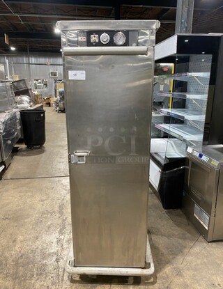 Carter Hoffmann Commercial Food Warming/Proofing Cabinet! Holds Full Size Trays! All Stainless Steel! On Casters! Model: PH1825NY SN: 355352 120V