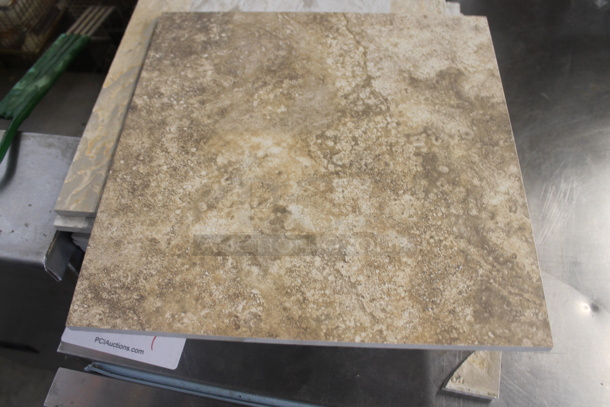 ALL ONE MONEIY! Lot of 10 Stone Pattern Tiles. - Image 1 of 4