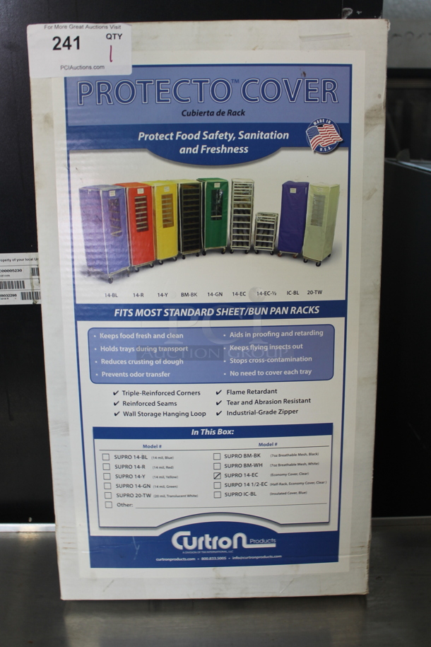 BRAND NEW IN BOX! Curtron Pan Transport Rack Cover - Image 1 of 3