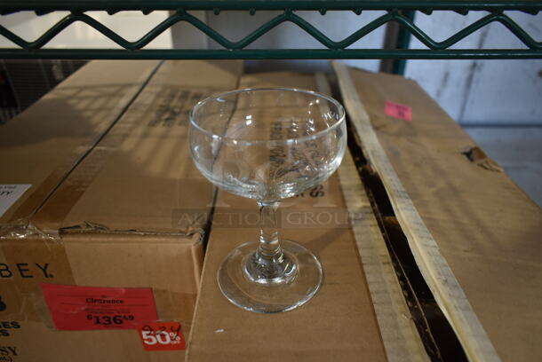 2 Boxes OF BRAND NEW Libbey 3773 Embassy 5.5 oz Champagne Flute Glasses. 2 Times Your Bid! - Image 1 of 5