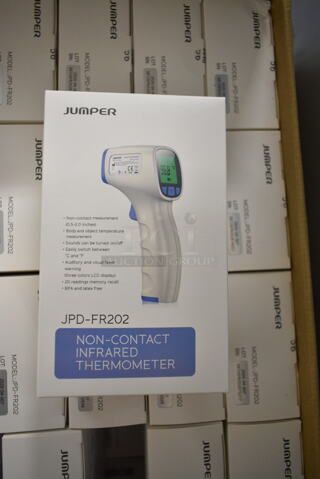 Box of 25 BRAND NEW! Jumper JPD-FR202 Non-Contact Infrared Thermometer.