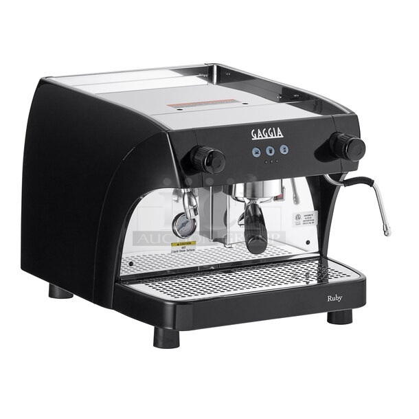 BRAND NEW SCRATCH AND DENT! Gaggia CGG191D50NU Stainless Steel Commercial Countertop Single Group Espresso Machine w/ Portafilter. 115 Volts, 1 Phase. 