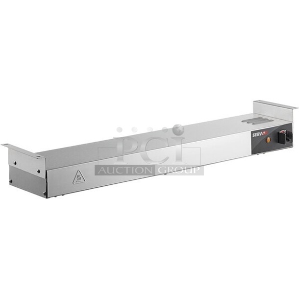 BRAND NEW SCRATCH AND DENT! ServIt 423SWT60CP 30" High Wattage Strip Warmer with On/Off Toggle Controls and Cord. 120 Volts, 1 Phase. - Image 1 of 5