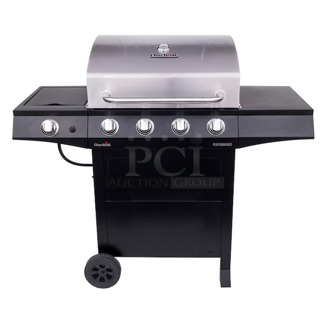 BRAND NEW IN BOX! Char-Broil Performance2582843 Metal Propane Gas Powered 4 Burner Grill. Stock Picture Used For Gallery.