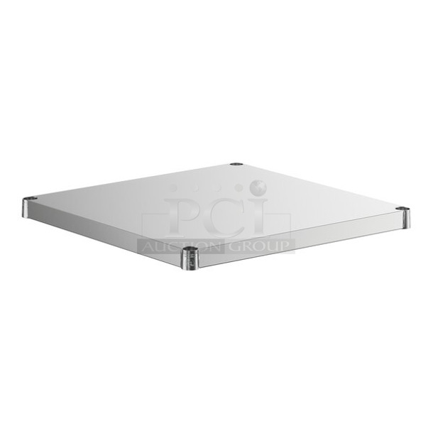BRAND NEW SCRATCH AND DENT! Regency 460SS2424 Spec Line 24" x 24" NSF Stainless Steel Solid Shelf - Image 1 of 3