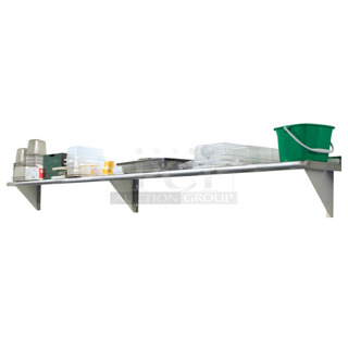 BRAND NEW SCRATCH AND DENT! Advance Tabco WS-12-60  12" x 60" Wall Shelf - Stainless Steel