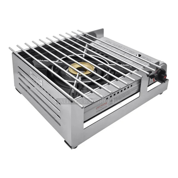 BRAND NEW! Chef Master 90217 3/16" x 14 1/2" x 12" Stainless Steel Butane Stove Cover - Image 1 of 4