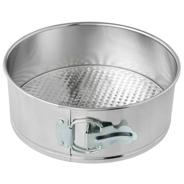 2 Boxes of 12 BRAND NEW SCRATCH AND DENT! Winco CPSF-8 8" x 3" Light Tin Springform Cake Pan. 2 Times Your Bid! - Image 1 of 5