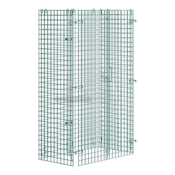 BRAND NEW SCRATCH AND DENT! Regency 460EGSC2436 NSF Green Wire Security Cage - 24" x 36" x 61".  May Be Missing Pieces.  - Image 1 of 3